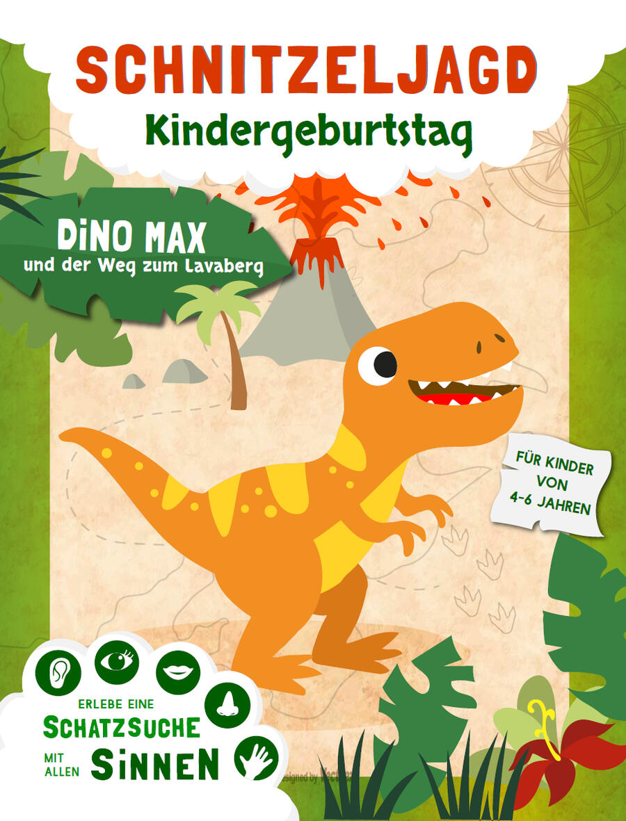 Schnitzeljagd Dinosaurier Kindergeburtstag Schatzsuche